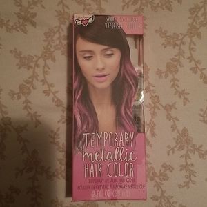 Temporary metallic hair color